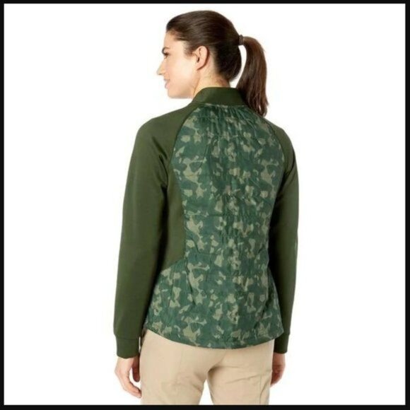 GREG NORMAN WOMEN'S ELITE QUILTED CIRE FULL-ZIP JACKET - Picture 2 of 7